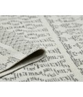 Dune Denevie Gray Flatweave Cotton Area Rug