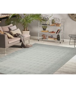 Amer Dune Estra Blue Flatweave Cotton Rug 8'6" x 12'