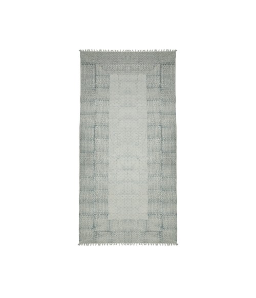 Dune Estra Blue Flatweave Cotton Area Rug