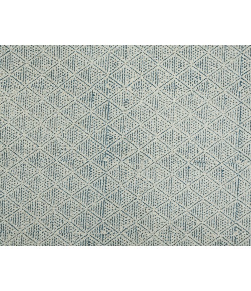Dune Estra Blue Flatweave Cotton Area Rug