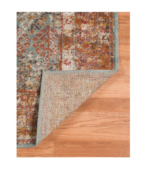Amer Eternal Pierson Vintage Teal Area Rug 5'7"x7'6"