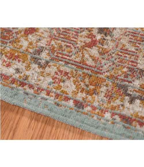 Amer Eternal Pierson Vintage Teal Area Rug 5'7"x7'6"