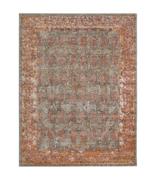 Amer Eternal Pierson Vintage Teal Area Rug 5'7"x7'6"