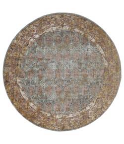 Amer Eternal ETE-15 Pierson Teal Area Rug 6 ft. 7 in. X 6 ft. 7 in.R Round