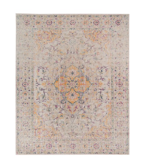 Amer Eternal Solidad Vintage Ivory/Yellow Area Rug 8'11"x11'11"
