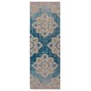 Amer Eternal ETE-22 Witney Turquoise Rug 2 ft. 7 in. X 7 ft. 6 in. Runner