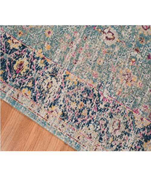 Amer Eternal Waltham Vintage Turqouise Area Rug 8'11"x11'11"