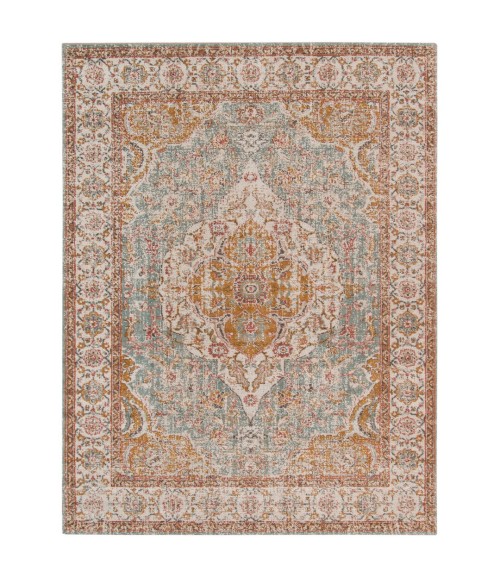 Amer Eternal Solidad Vintage Sea Blue Area Rug 2'2"x3'