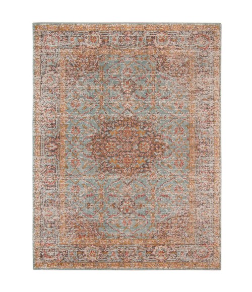 Amer Eternal Raysley Vintage Sea Green Area Rug 5'7"x7'6"