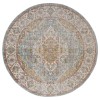 Amer Eternal ETE-3 Solidad Sea Blue Rug 6 ft. 7 in. X 6 ft. 7 in.R Round