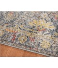 Fairmont Area Rug Amer Fairmont Nanthes Charcoal/Yellow Polyester Blend Area Rug 10'3"x14'3"
