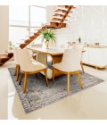 Fairmont Area Rug Amer Fairmont Nanthes Charcoal/Yellow Polyester Blend Area Rug 10'3"x14'3"