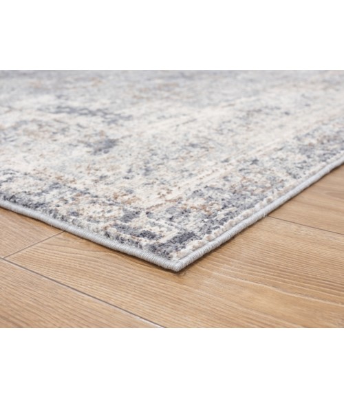 Fairmont Area Rug Amer Fairmont Lyon Gray Polyester Blend Area Rug 10'3"x14'3"