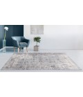 Amer Fairmont Lyon Gray Polyester Blend Area Rug 2'x3'3"