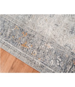 Amer Fairmont FAI-3 Hennasie Silver/Orange Area Rug 7 ft. 10 in. X 10 ft. 10 in. Rectangle