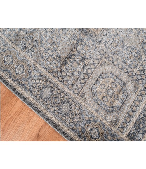 Fairmont Area Rug Amer Fairmont Kenseth Charcoal Polyester Blend Area Rug 10'3"x14'3"