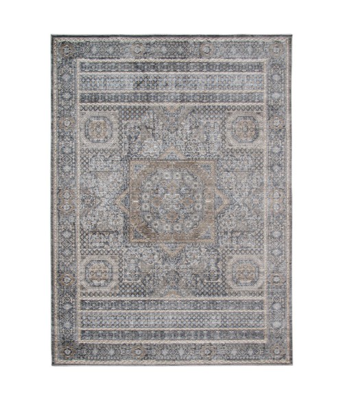 Fairmont Area Rug Amer Fairmont Kenseth Charcoal Polyester Blend Area Rug 10'3"x14'3"