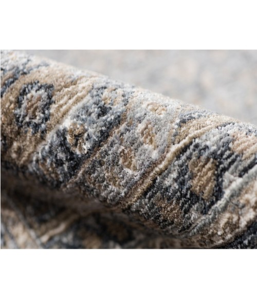 Fairmont Area Rug Amer Fairmont Kenseth Charcoal Polyester Blend Area Rug 10'3"x14'3"