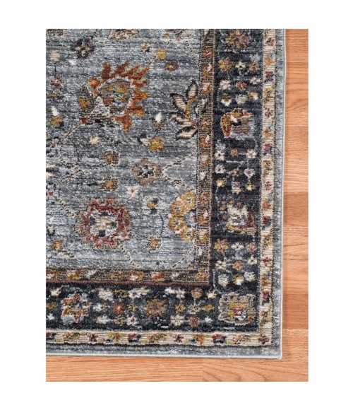 Amer Fairmont Larata Gray Polyester Blend Area Rug 7'10"x10'10"