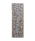 Amer Fairmont Larata Gray Polyester Blend Runner Rug 2'6"x7'10"