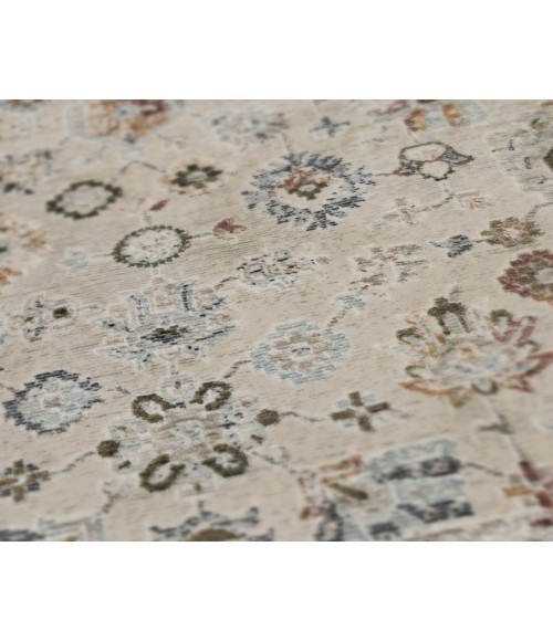 Fairmont Nesty Ivory Floral Polyester Rug Fairmont Nesty Ivory Floral Polyester Area Rug