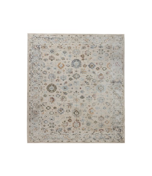 Fairmont Nesty Ivory Floral Polyester Rug Fairmont Nesty Ivory Floral Polyester Area Rug
