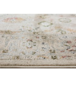 Amer Fairmont Nesty Ivory Floral Polyester Runner Rug 2'6" x 7'10"