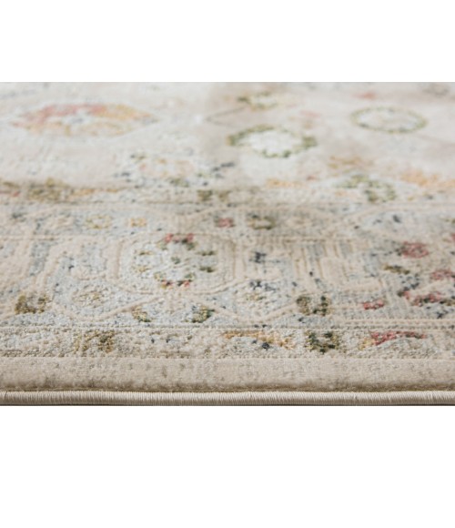 Fairmont Nesty Ivory Floral Polyester Rug Fairmont Nesty Ivory Floral Polyester Area Rug
