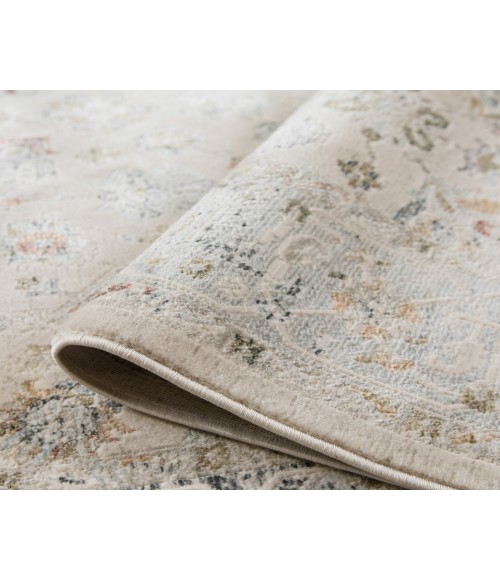 Fairmont Nesty Ivory Floral Polyester Rug Fairmont Nesty Ivory Floral Polyester Area Rug