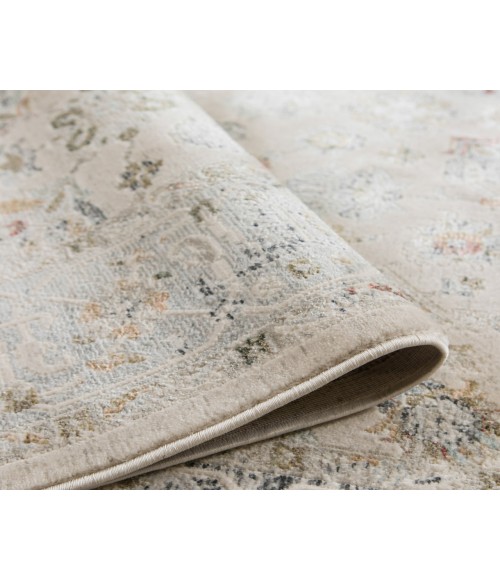 Fairmont Nesty Ivory Floral Polyester Rug Fairmont Nesty Ivory Floral Polyester Area Rug