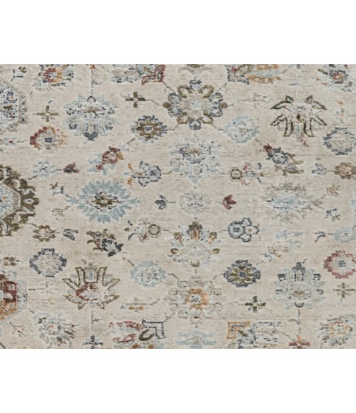 Fairmont Nesty Ivory Floral Polyester Rug Fairmont Nesty Ivory Floral Polyester Area Rug