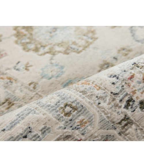 Fairmont Nesty Ivory Floral Polyester Rug Fairmont Nesty Ivory Floral Polyester Area Rug