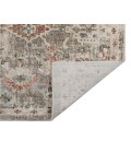 Fairmont Mella Gray Bordered Polyester Rug Fairmont Mella Gray Bordered Polyester Area Rug