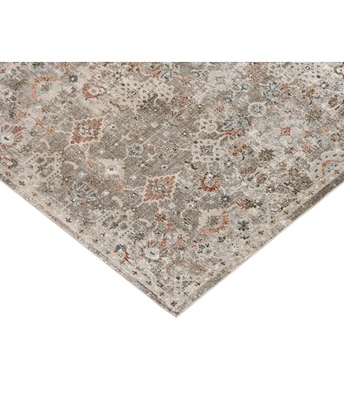 Fairmont Mella Gray Bordered Polyester Rug Fairmont Mella Gray Bordered Polyester Area Rug