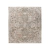 Amer Fairmont Mella Gray Bordered Polyester Rug 10'3" x 14'3"