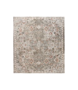 Amer Fairmont Mella Gray Bordered Polyester Rug 10'3" x 14'3"
