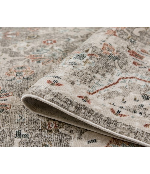 Fairmont Mella Gray Bordered Polyester Rug Fairmont Mella Gray Bordered Polyester Area Rug