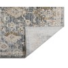 Amer Fairmont Mella Dark Gray Bordered Polyester Runner Rug 2'6" x 7'10"