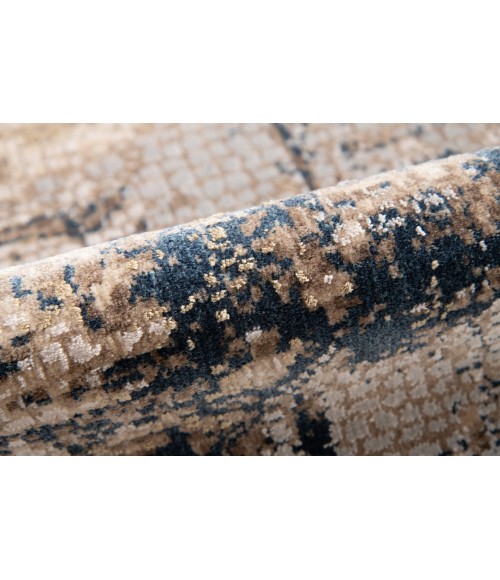 Amer Hamilton Draper Indigo Polyester Blend Area Rug 8'6"x11'6"