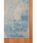 Amer Hamilton Alerra Gold/Blue Polyester Blend Area Rug 2'x3'