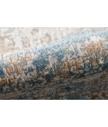 Amer Hamilton Alerra Gold/Blue Polyester Blend Area Rug 2'x3'