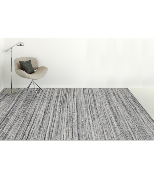 Amer Heaven Lumia Silver Hand-Woven Wool Area Rug 12'x15'