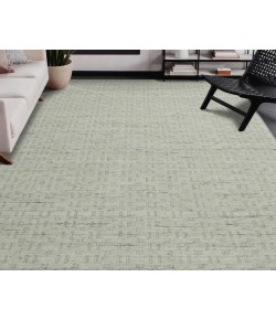 Amer Houston Aliya Natural White Hand-Woven Wool Area Rug 3'6" x 5'6"