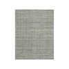 Amer Houston Aliya Gray Hand-Woven Wool Area Rug 2' x 3'