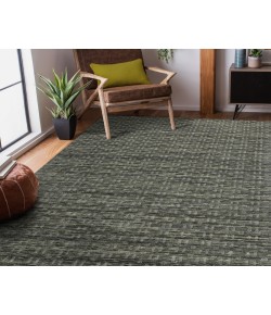 Amer Houston Aliya Brown Hand-Woven Wool Area Rug 7'9" x 9'9"