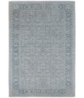 Amer Inara Blanche Aqua Hand-Woven Wool Blend Area Rug 2'x3'