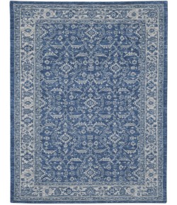 Amer Inara INA-9 Blanche Blue Area Rug 10 ft. X 14 ft. Rectangle