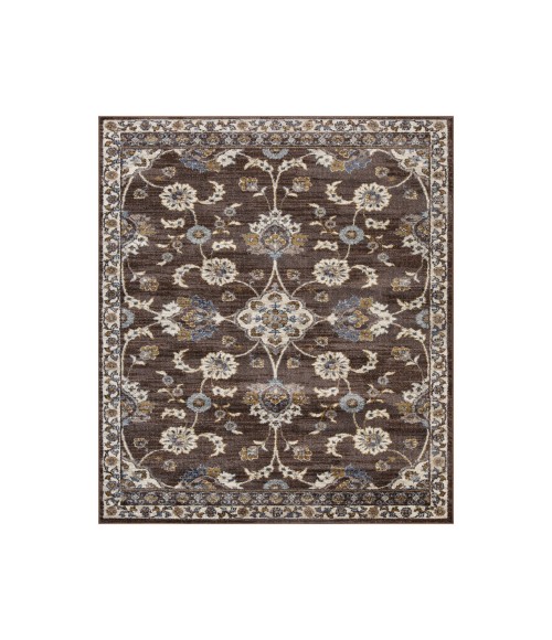 Jordan Bea Brown Traditional Floral Area Rug