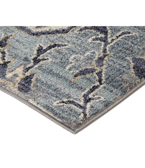 Jordan Eva Purple Traditional Medallion Area Rug