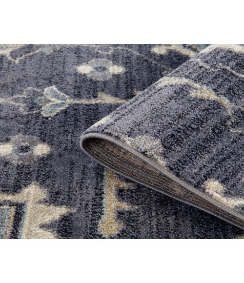 Jordan Eva Purple Traditional Medallion Area Rug
